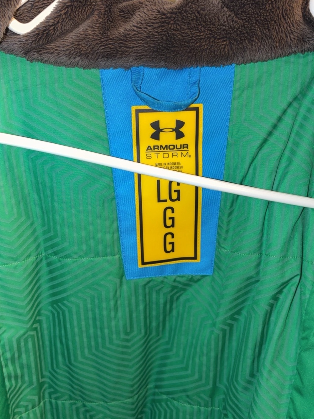 Under Armour Women's Teal to Aqua Ombre Ski Jacket - Picture 3 of 5